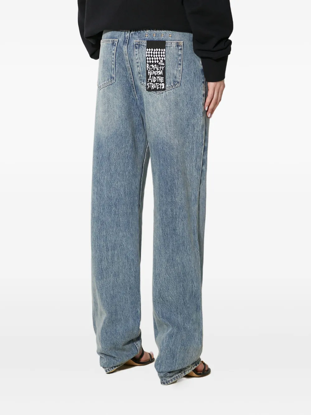 Ksubi Playback Flipped Overkast Jeans In Blue