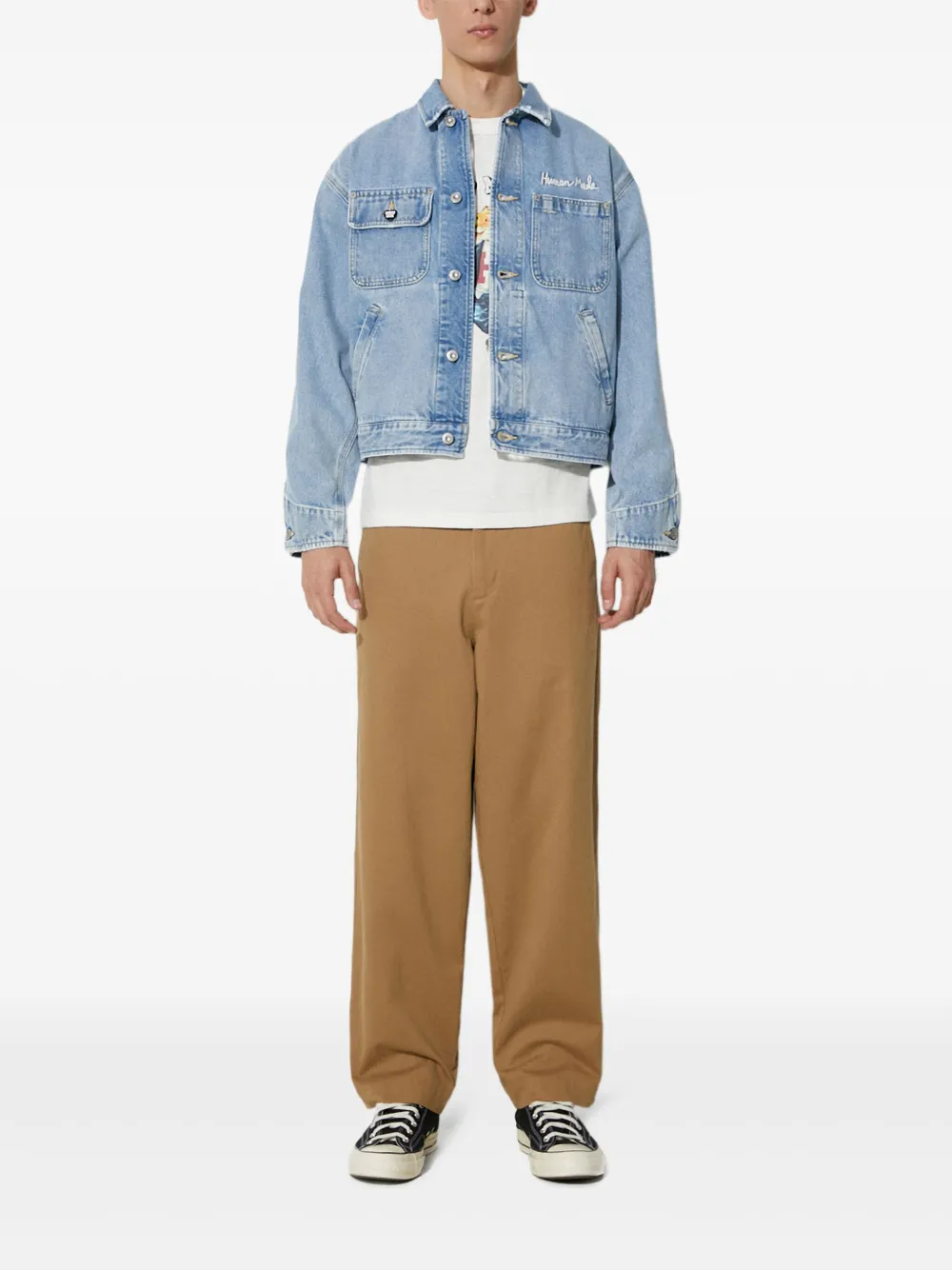 Human Made Denim jack Blauw