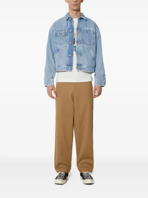 Human Made embroidered denim jacket