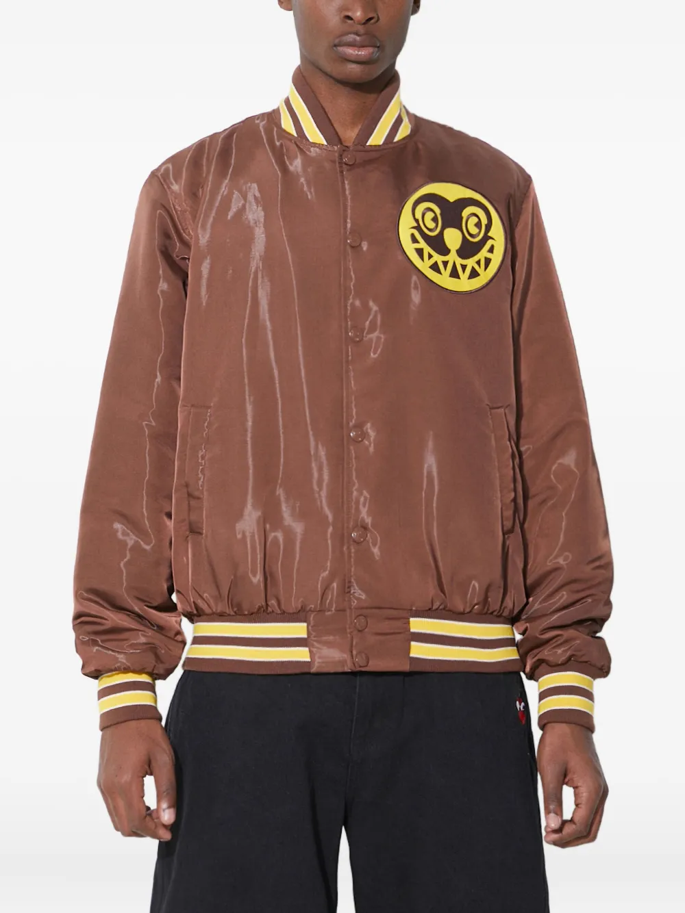 satin bomber jacket