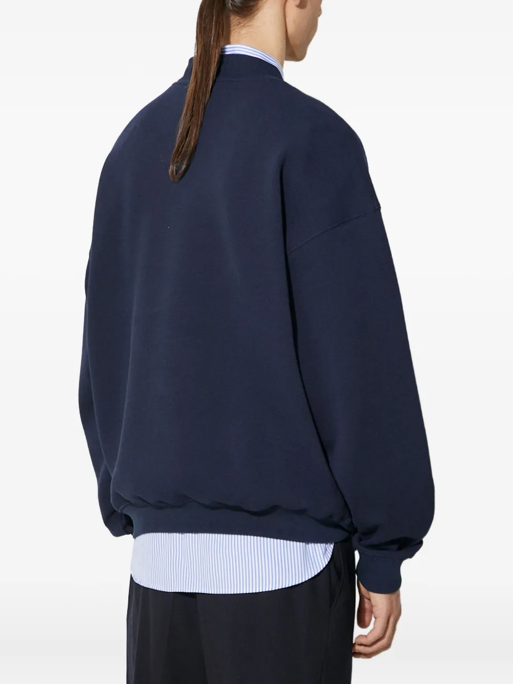 Lacoste Sweater met ronde hals Blauw