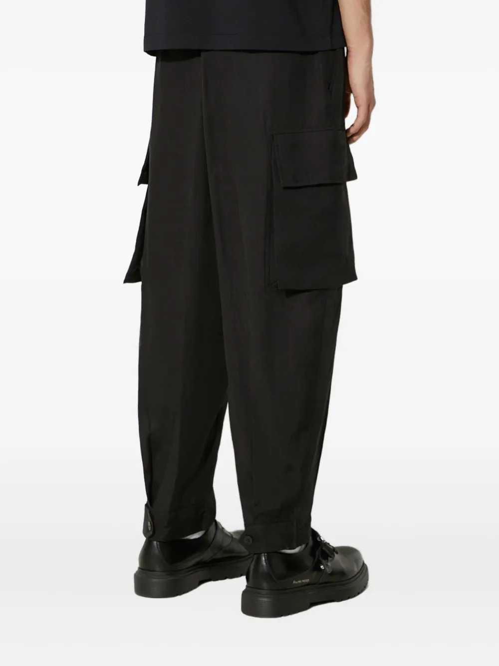 Neil Barrett Cargo-pocket Trousers In Black