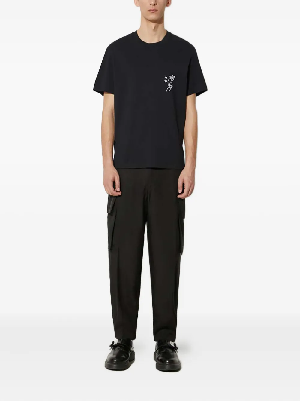 Neil Barrett Cargo-pocket Trousers In Black