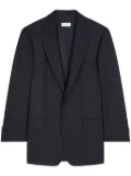DRIES VAN NOTEN herringbone wool blazer - Blue