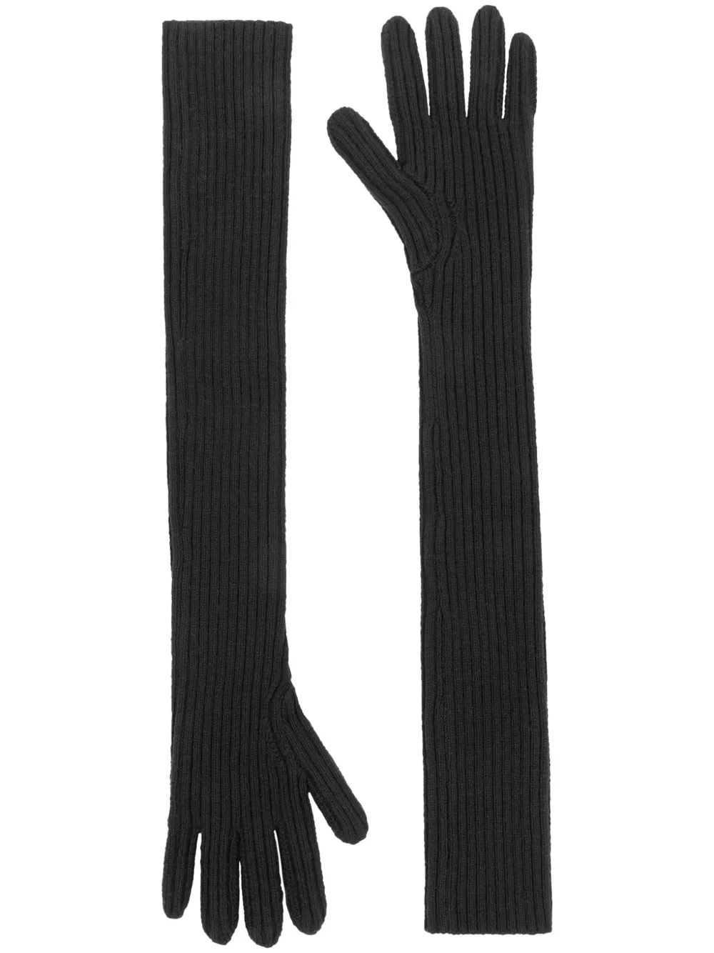 DRIES VAN NOTEN Wollen handschoenen Zwart