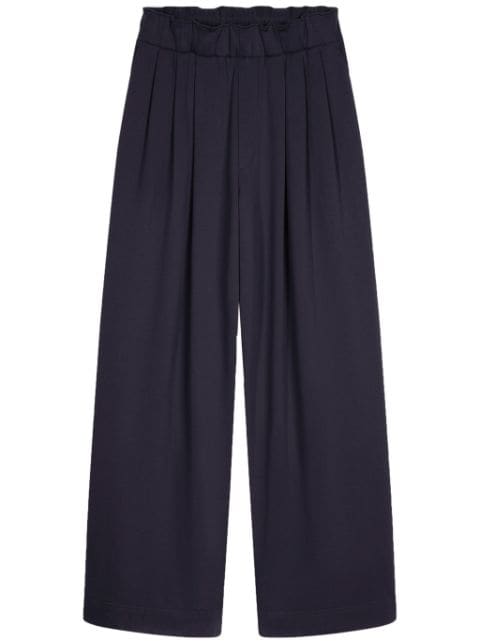 DRIES VAN NOTEN pantalon de jogging plissé en coton