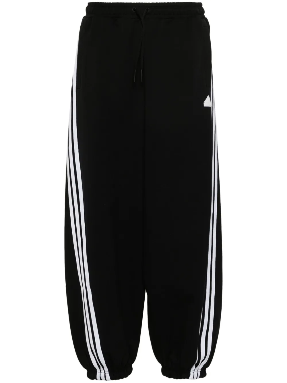 adidas Trainingsbroek met trekkoordtaille en drie strepen Zwart