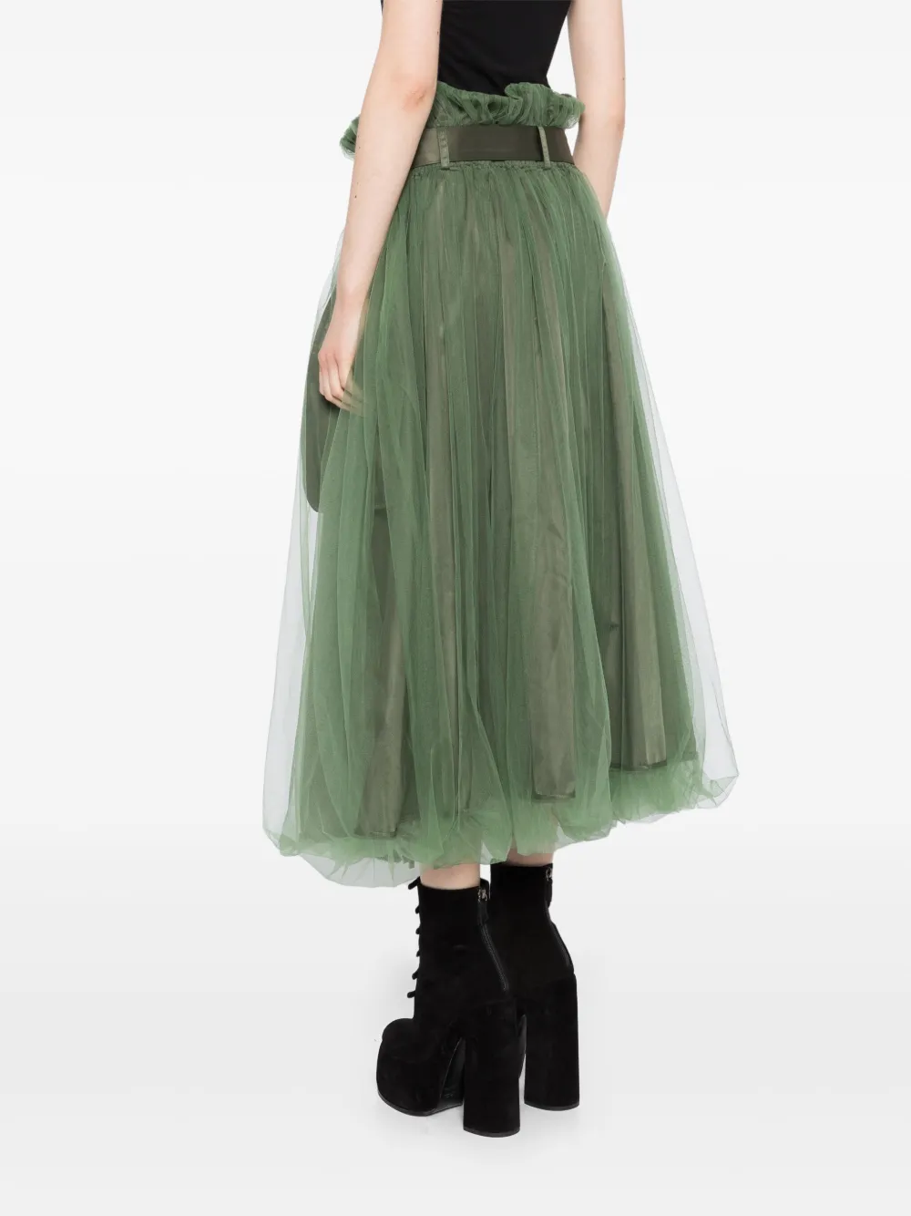 Noir Kei Ninomiya ベルテッド チュチュスカート - Farfetch