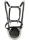 Noir Kei Ninomiya safety pin Harness - Black