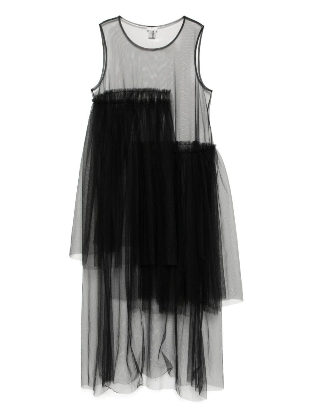 Noir Kei Ninomiya tulle dress - Zwart