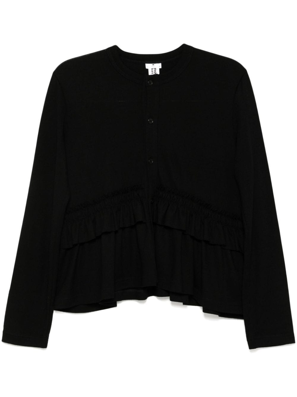 Noir Kei Ninomiya Layered Cardigan In Black