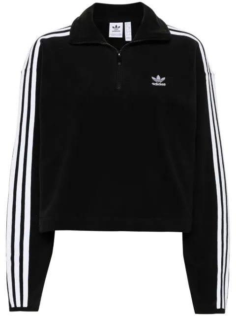 adidas 3-Stripes polar half-zipsweatshirt