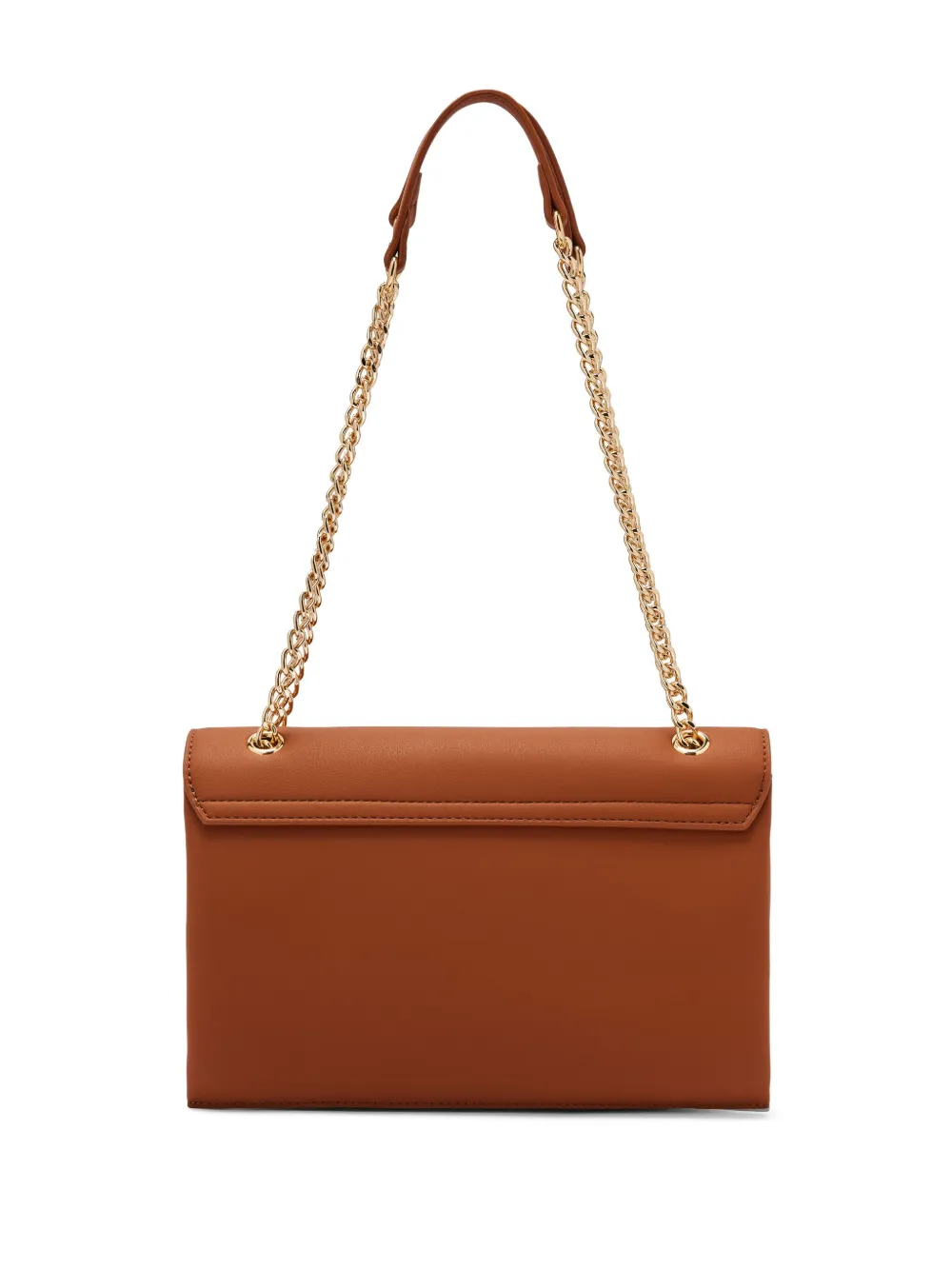 Love Moschino logo-lettering shoulder bag - Bruin