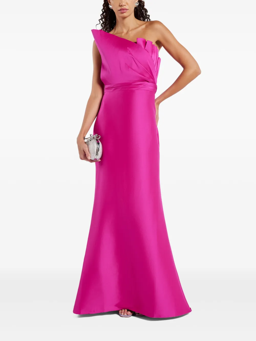 Badgley Mischka sleeveless dress - Roze
