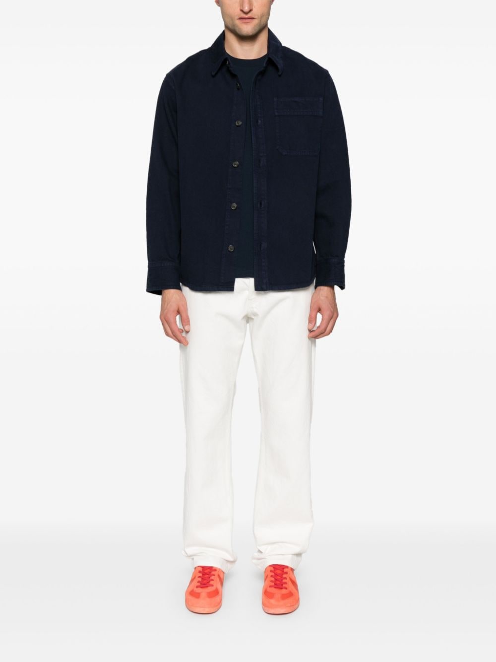 A.P.C. Twill shirtjack - Blauw