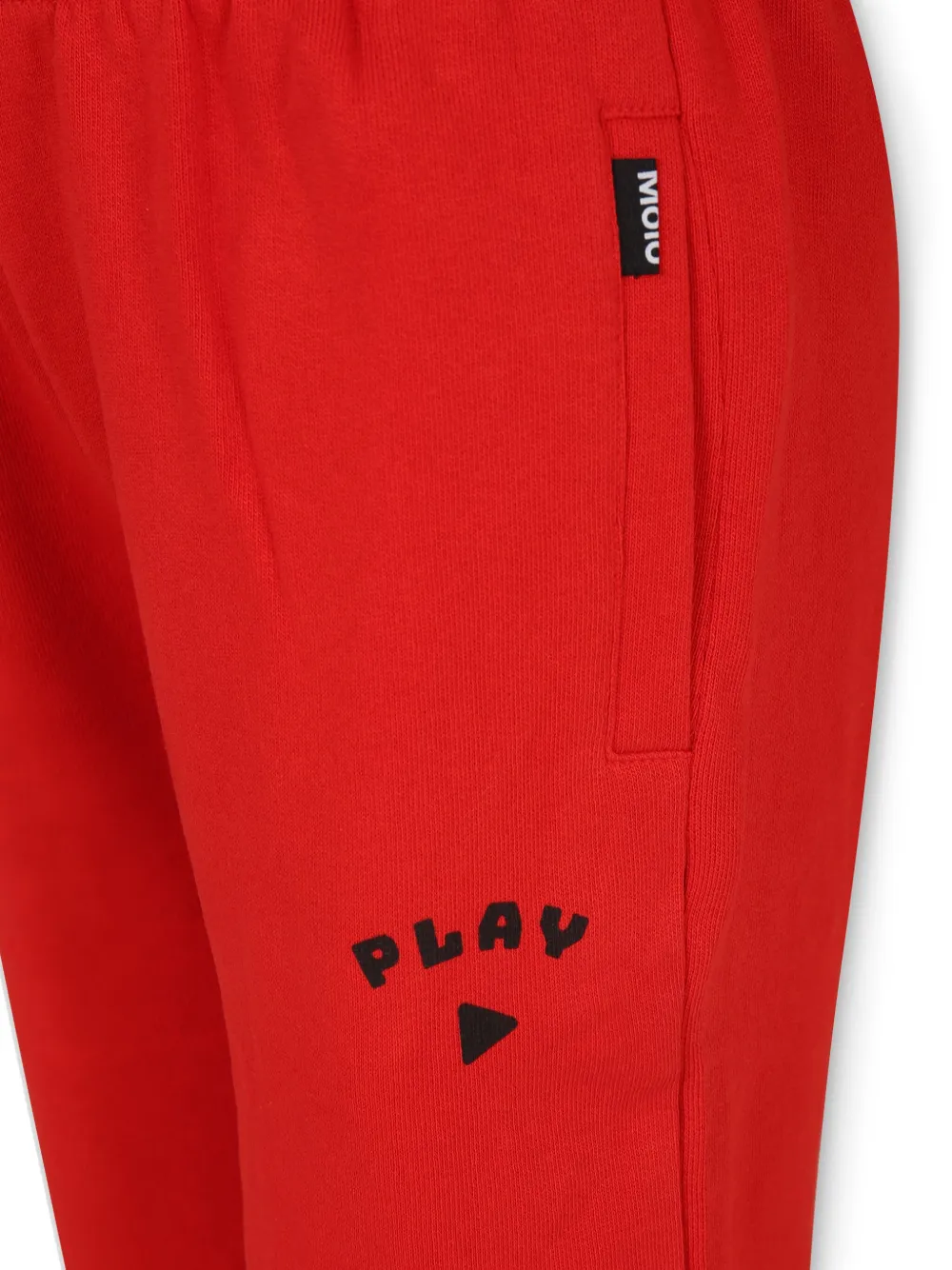 Molo Jersey trainingsbroek met logoprint Rood