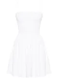 Matteau smocked cotton minidress - White