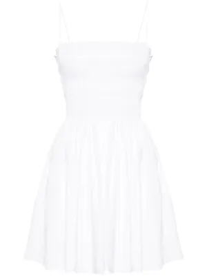 Reformation Soraya Linen Dress | White | FARFETCH GE