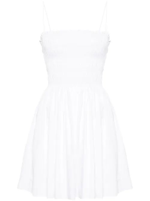 Robe courte en coton à fronces - Matteau - Modalova