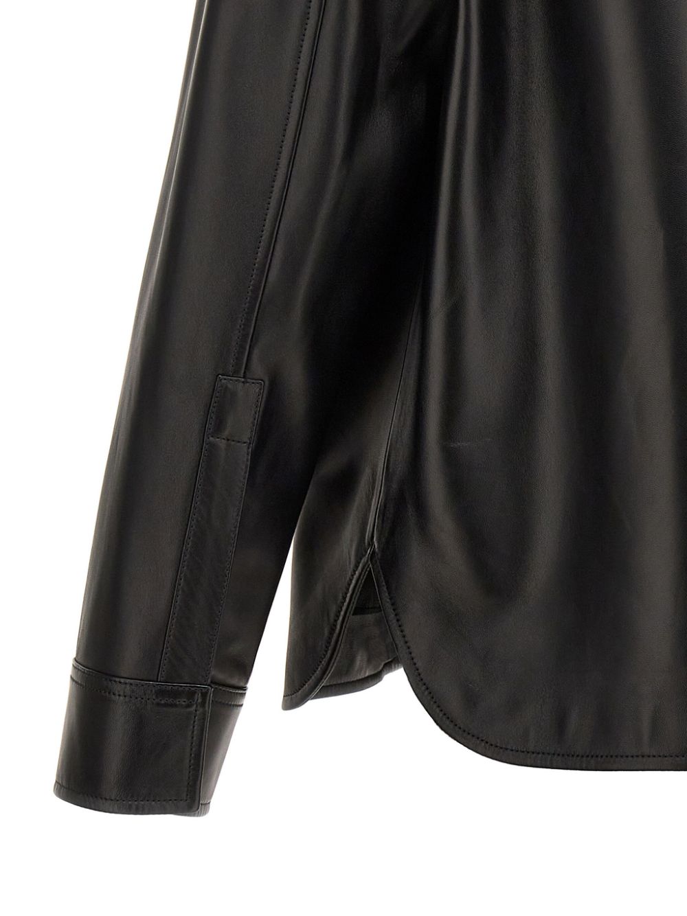 LOEWE Long-sleeve Leather Overshirt Men