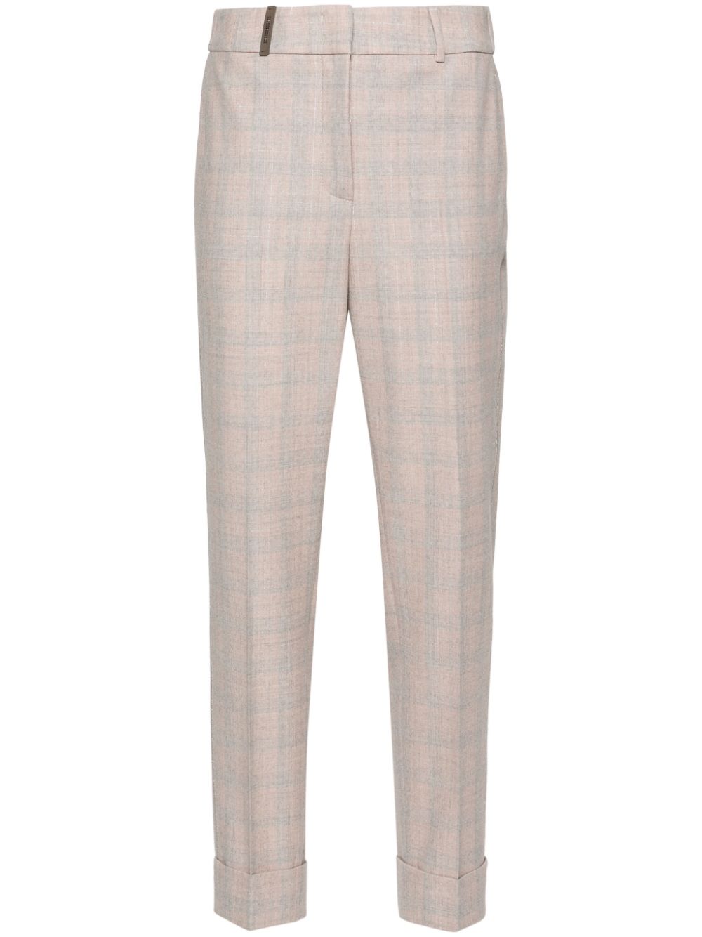 Peserico bead-embellished trousers - Pink