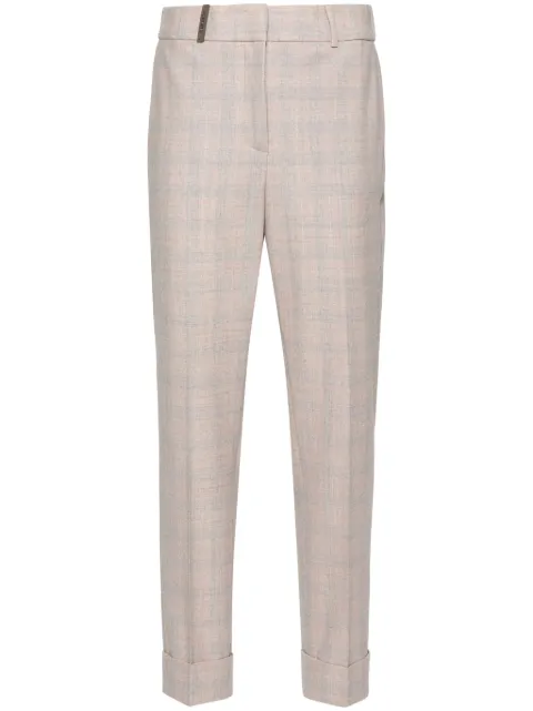 Peserico bead-embellished trousers