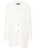 Fabiana Filippi V-neck brushed cardigan - Neutrals