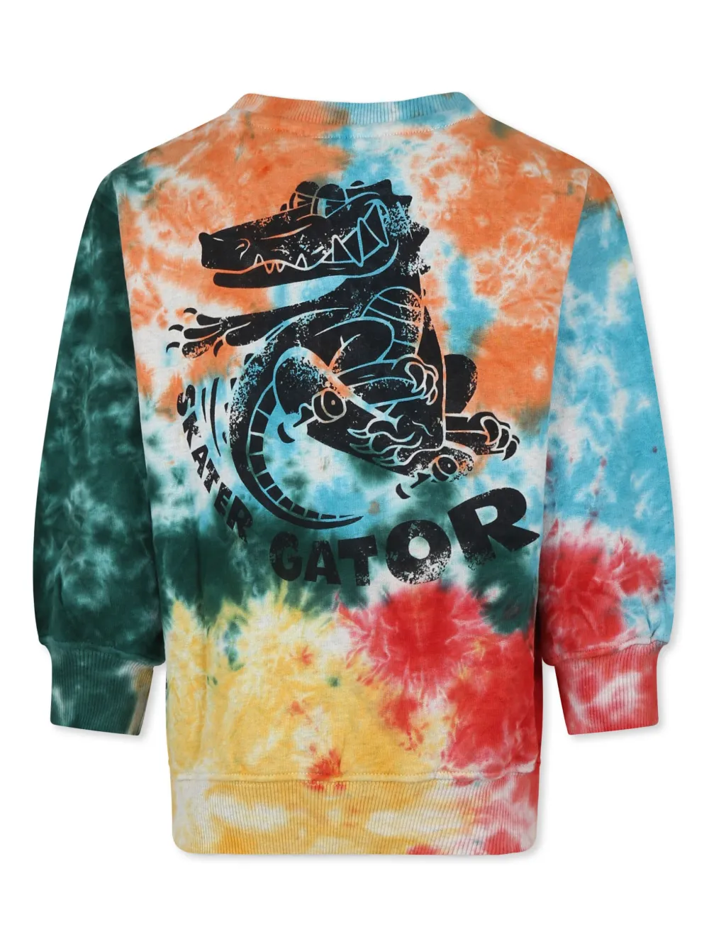 Molo T-shirt met tie-dye print - Blauw