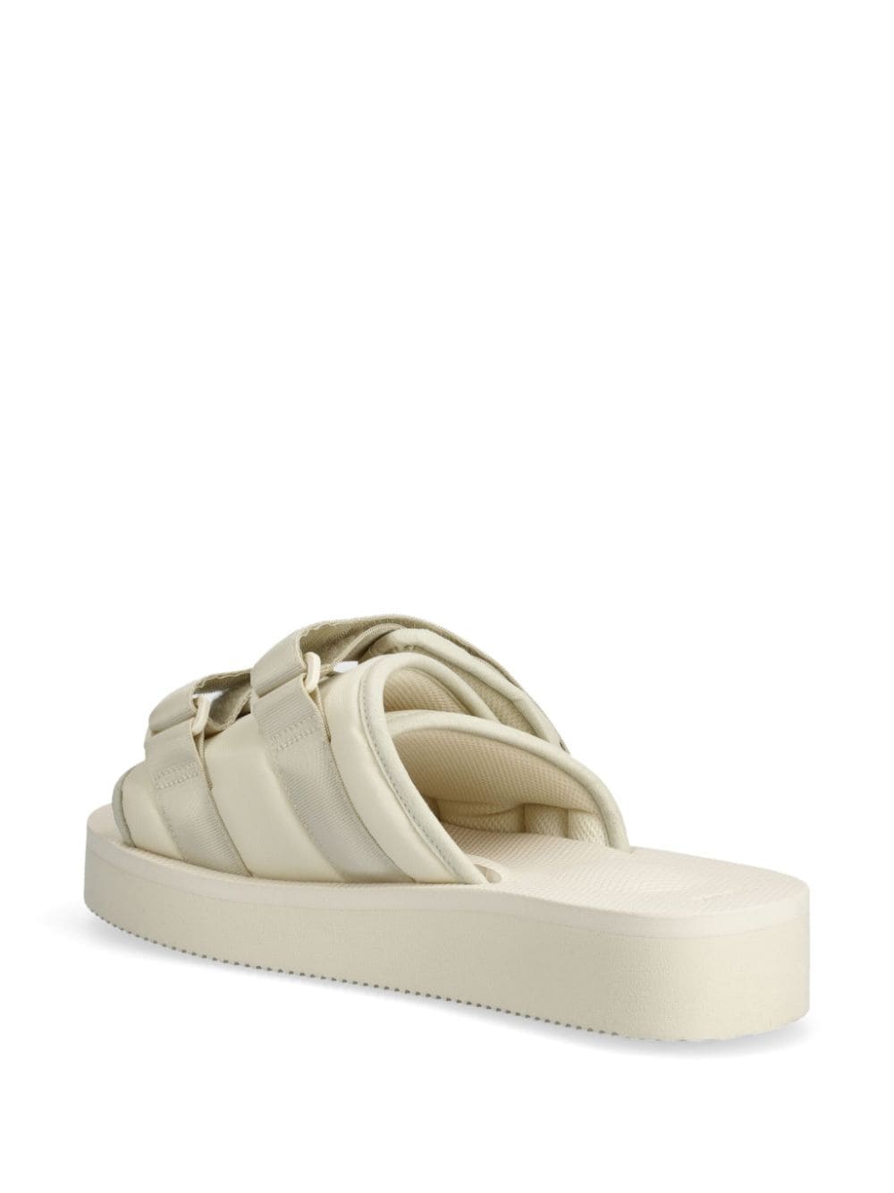 Shop Suicoke Touch-strap Slides In Neutrals