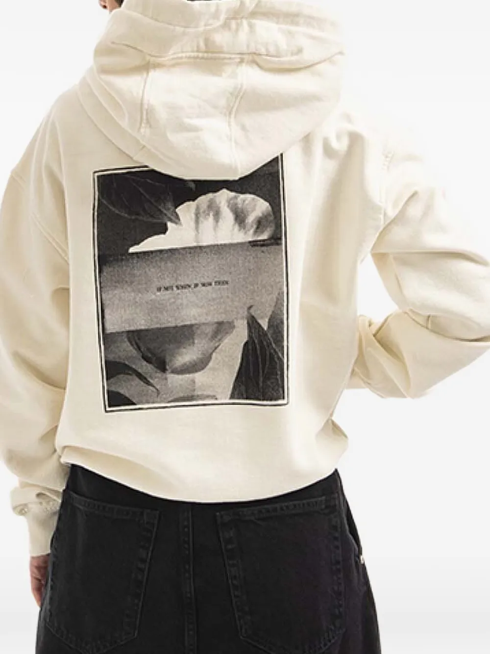  Tom Wood Logo-print Hoodie - Neutrals 