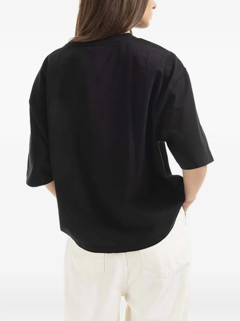 Tom Wood Adria T-shirt met korte mouwen Zwart