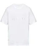 Helmut Lang logo-embroidered cotton T-shirt - White