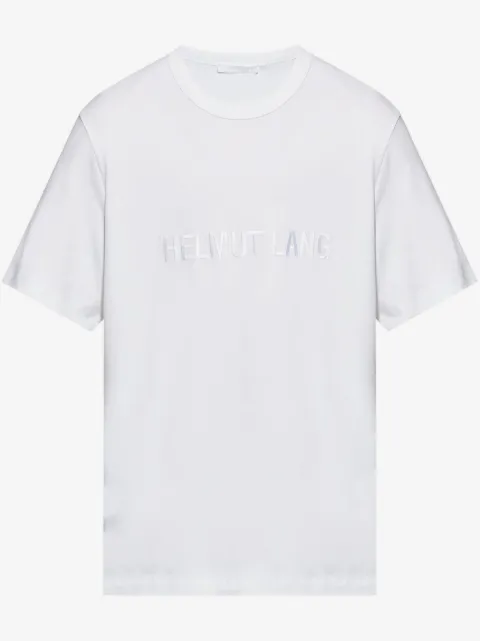Helmut Lang logo-embroidered cotton T-shirt