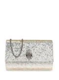Kurt Geiger London Party Eagle drench clutch bag - Silver