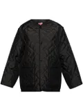Kenzo padded logo-patch jacket - Black