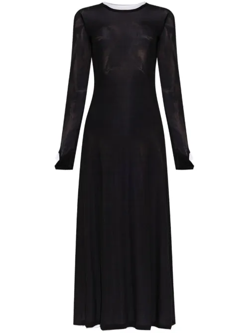 Robe longue Double Layer - Helmut Lang - Modalova