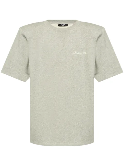 Balmain playera con logo bordado