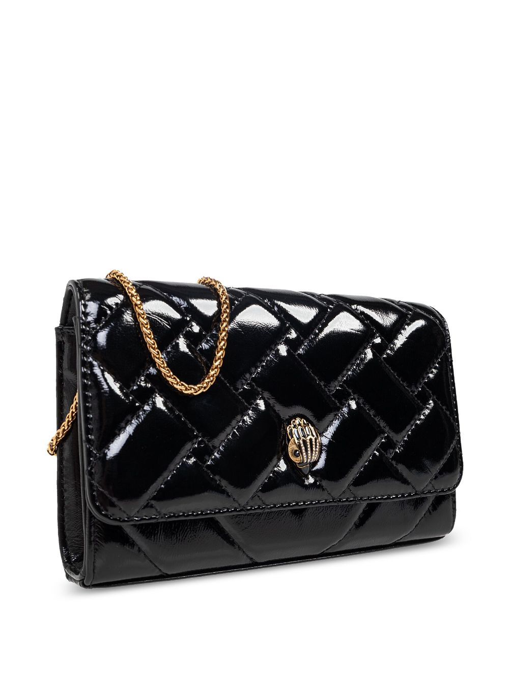 Shop Kurt Geiger Mini Kensington Shoulder Bag In Black