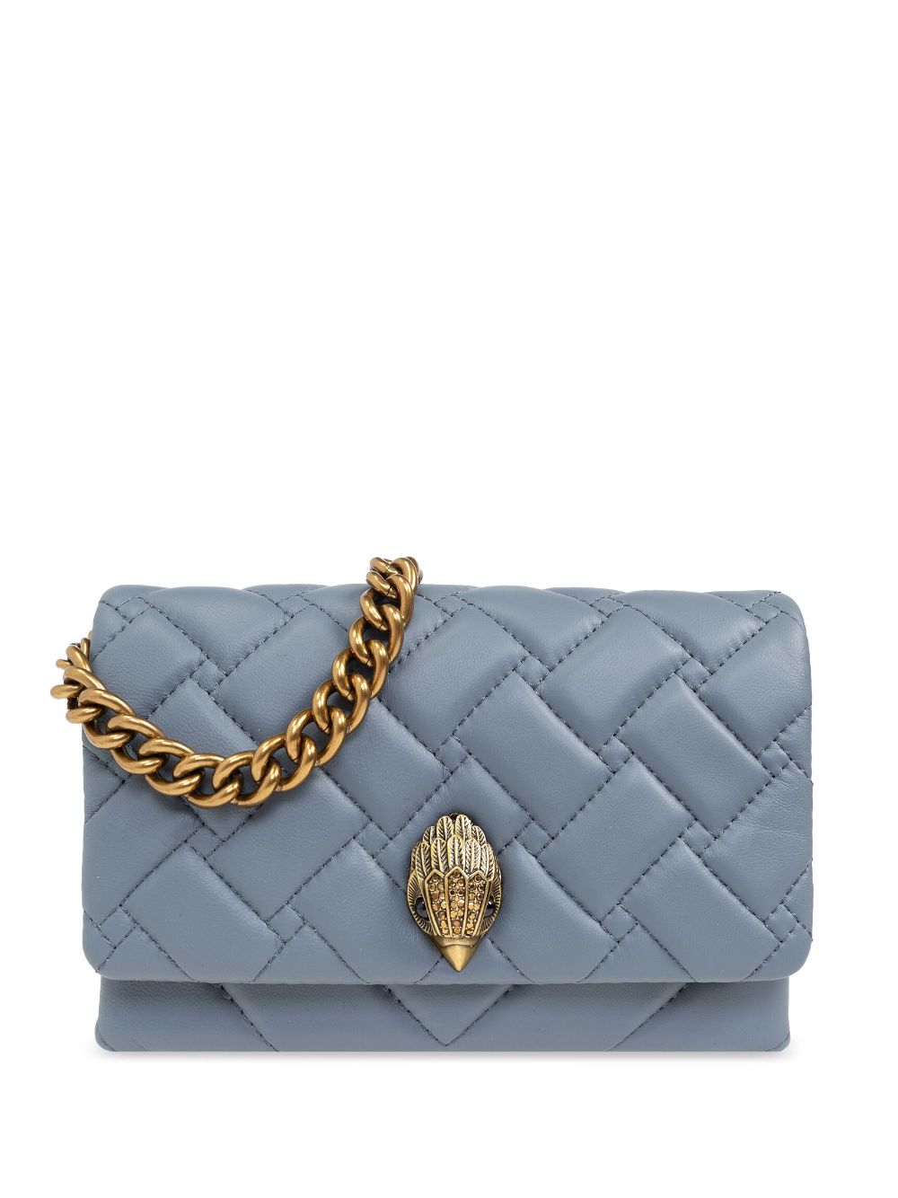 Kurt Geiger Mini Kensington Shoulder Bag In Gray