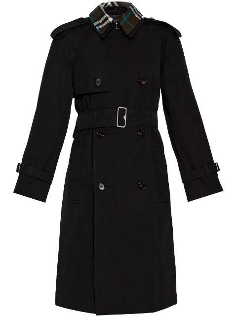 Affordable Burberry detachable-collar trench coat Women