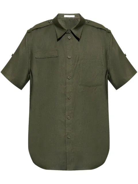 Helmut Lang Camisa com bolsos e dragonas