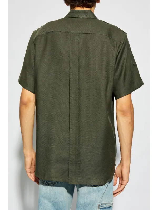 Helmut Lang エポレット シャツ | グリーン | FARFETCH JP