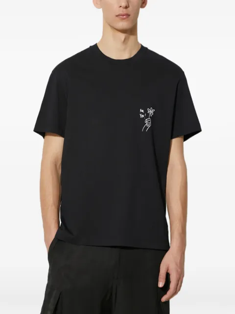 Neil Barrett floral-print T-shirt