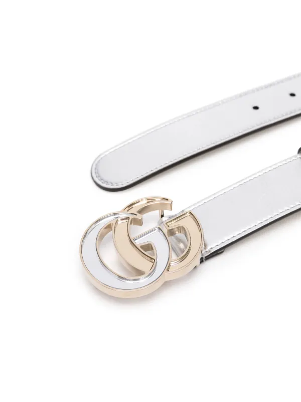 Gucci GG Marmont Belt Silver FARFETCH PH