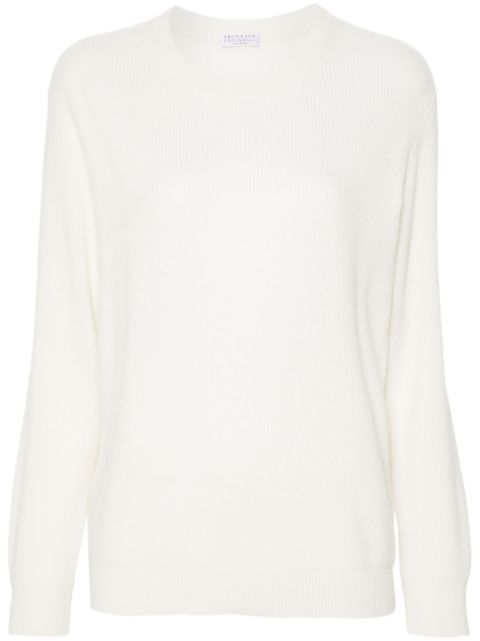 Brunello Cucinelli crew-neck cashmere jumper Women