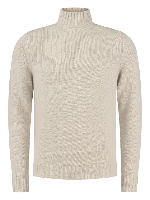 Fedeli mock-neck knitted jumper