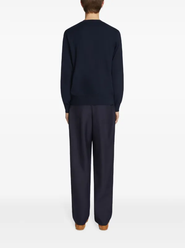 DRIES VAN NOTEN ファインニット セーター | ブルー | FARFETCH JP