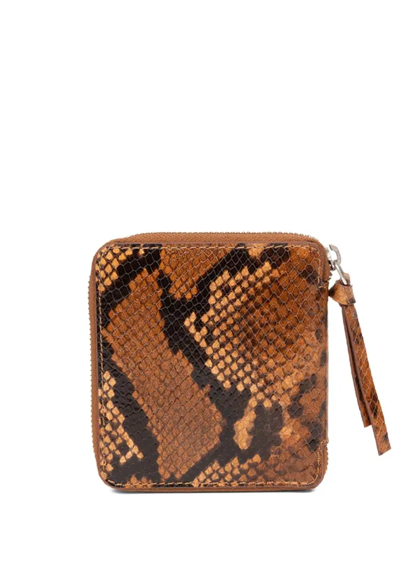 Dries Van Noten 0110011374801 関税送料込 DRIES VAN NOTEN ファスナー財布 | ブラウン | FARFETCH JP