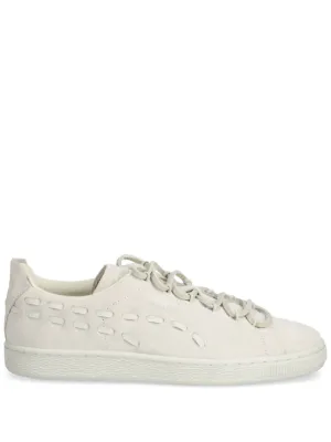 PUMA レースアップ レザースニーカー | ブラウン | FARFETCH JP