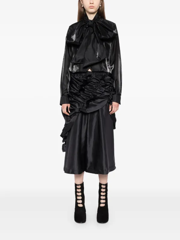 noir kei ninomiya リボンシャツ